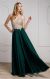 Main image of Sequined Plunging Neckine Prom Gown